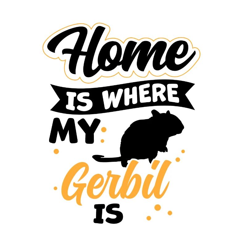 Gerbille est ma maison Rat de course Gerbille