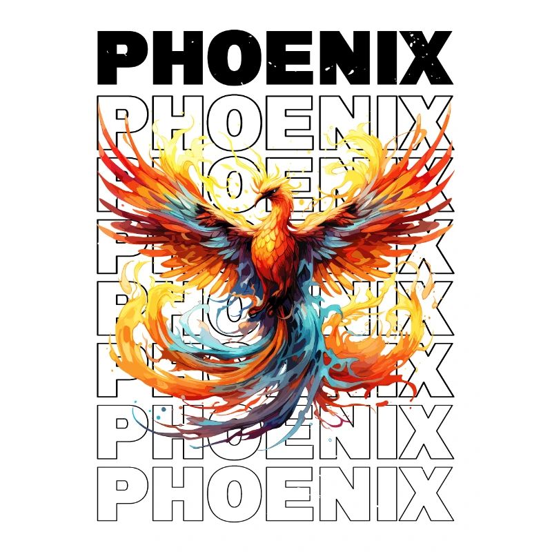 Phoenix Phoenix Fire Flames Bird Mythology
