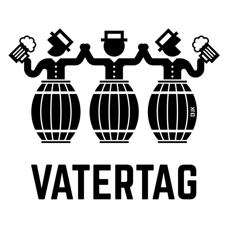Vatertag Bierfässer (Bier / Männertag / Black)