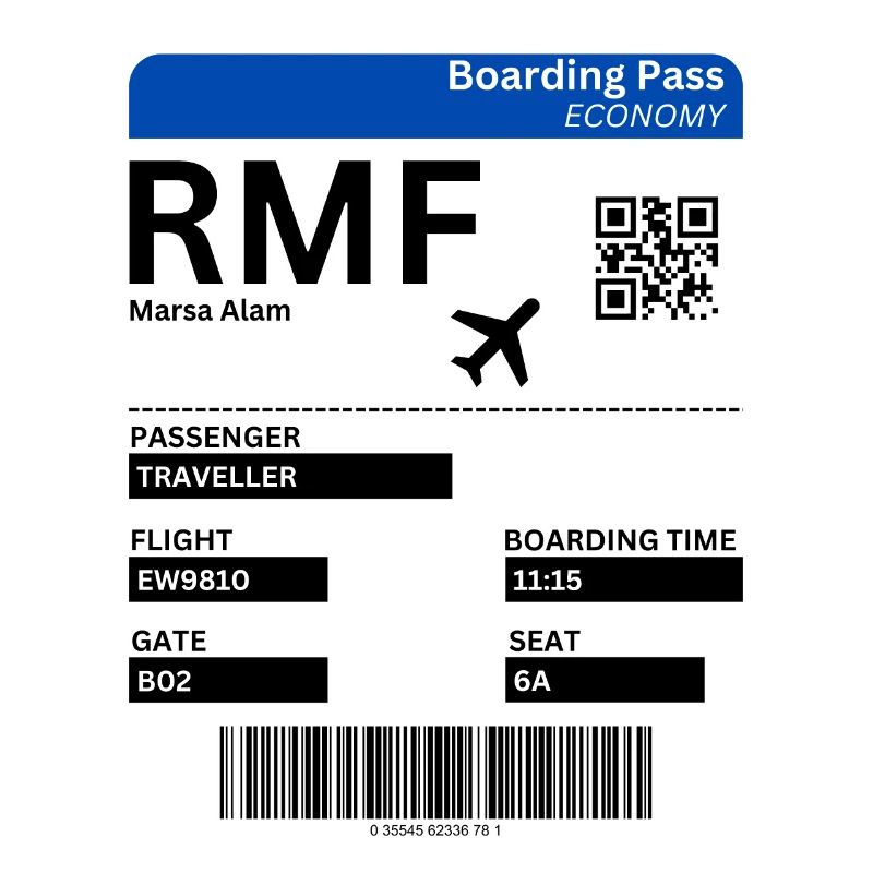 Marsa Alam Egypt Flight Ticket Holiday Idea