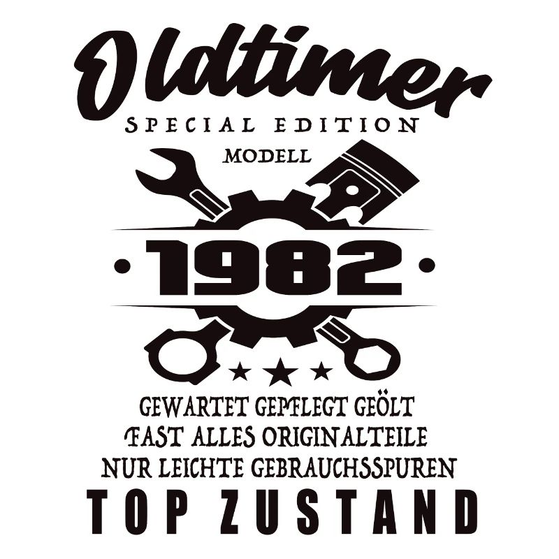 Oldtimer Special Edition Modell 1982 Geburtstag