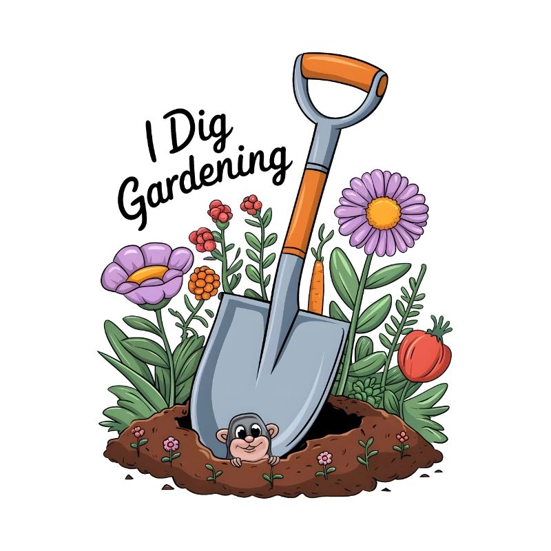 Ich stehe auf Gartenarbeit