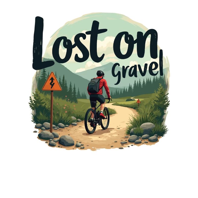 Perdu sur le gravier Vélo de gravier Vélos de gravier