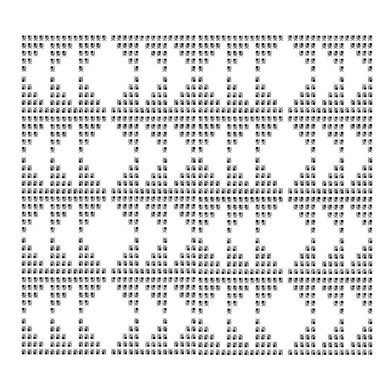 Einzigartiges D-Muster