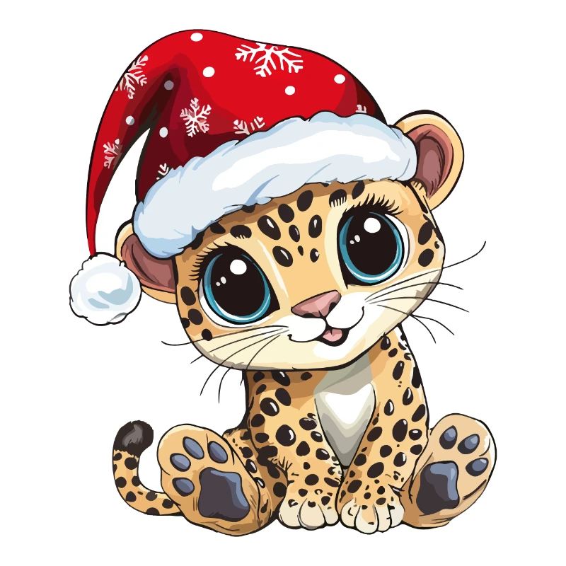 Léopard Noël Mignon Noël mignon