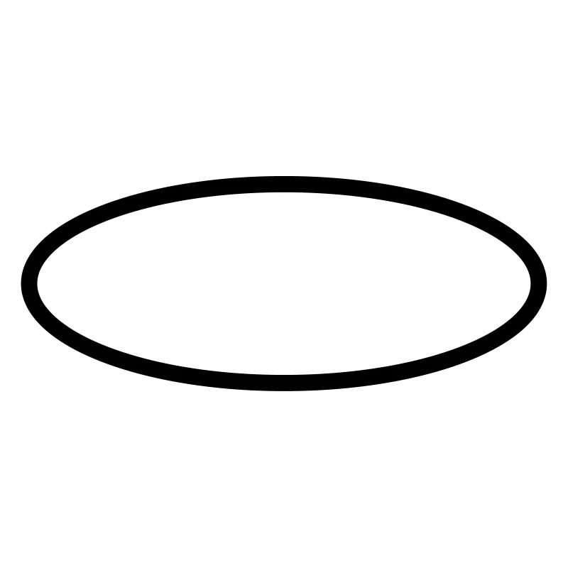Oval Circle Symbols
