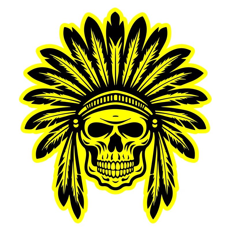 Crâne de chef indien apache