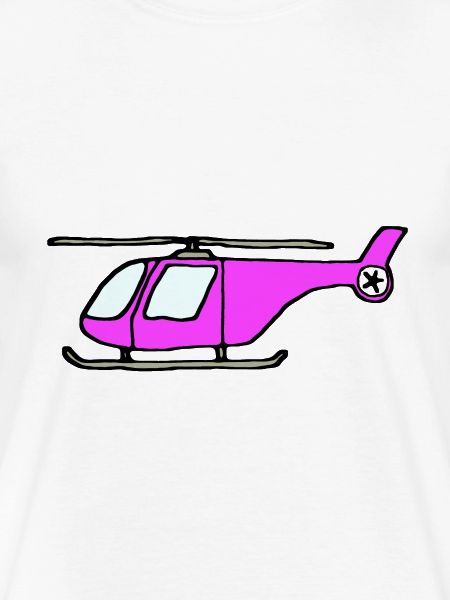 Pinker Hubschrauber, Helikopter