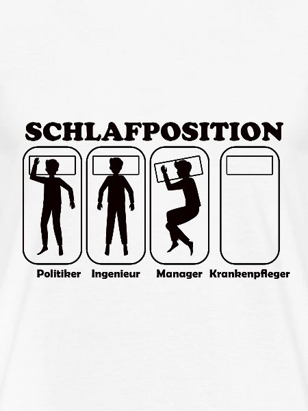 Schlafposition Krankenpfleger