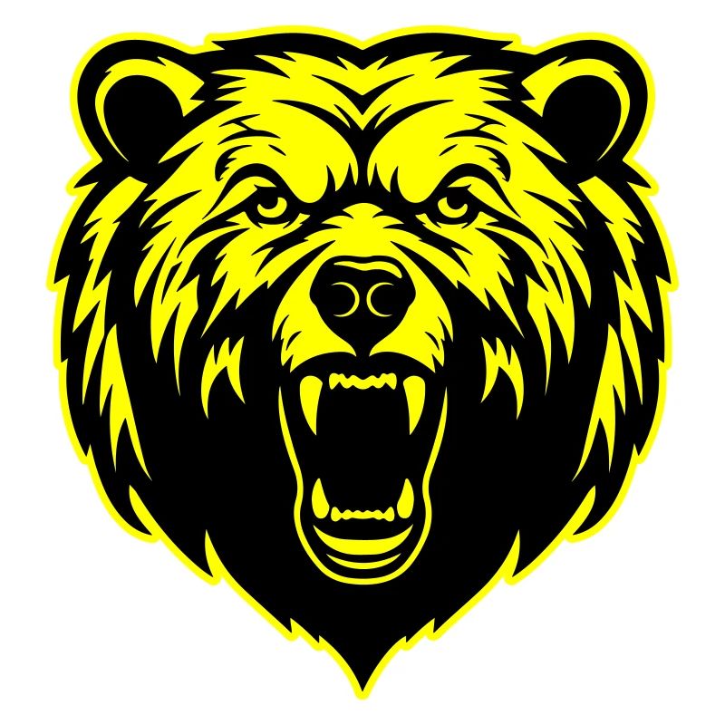 Grizzly Bear Head