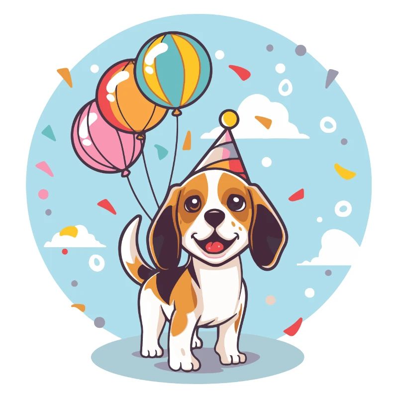 Beagle Chiens Anniversaire Bébé