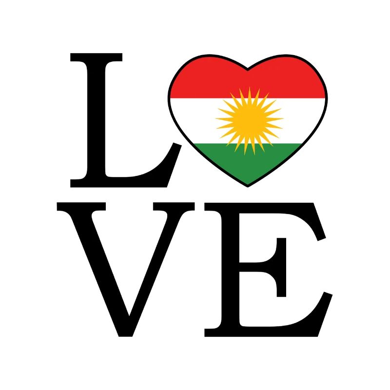Drapeau du Kurdistan Bakur Bashur Rojava Rojhlt Newroz