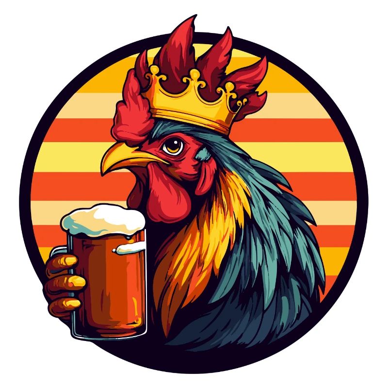 Rooster Beer Comic