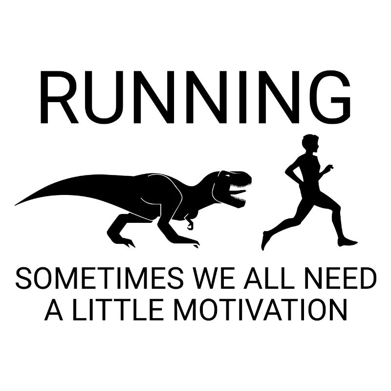 Running Dinosaurier Design