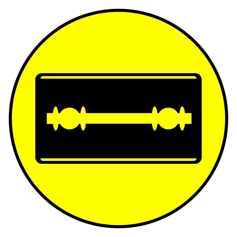 Razor Blade Icon Circle
