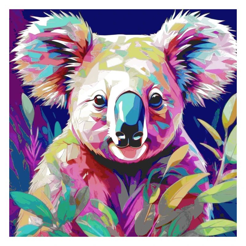 Koala, koala ours, illustration, coloré
