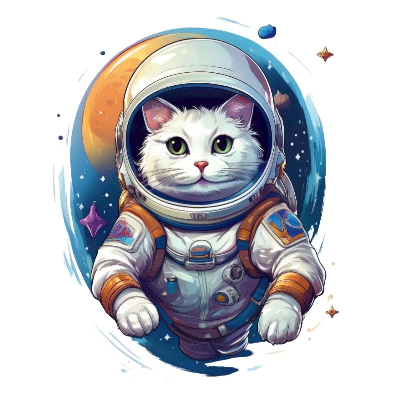 Le chat astronaute