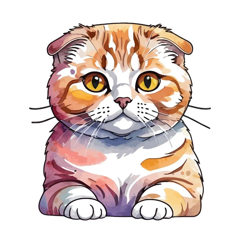 Scottish Fold Scottish Fold-Eared Cat