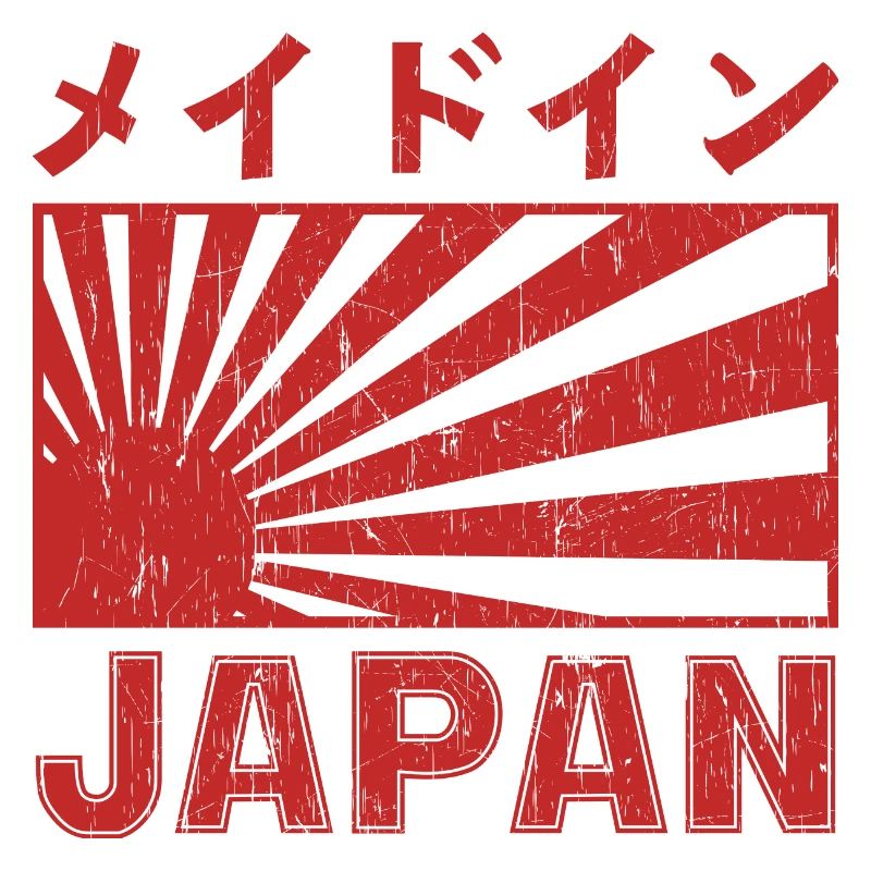 Japan Flag Ancient Samurai