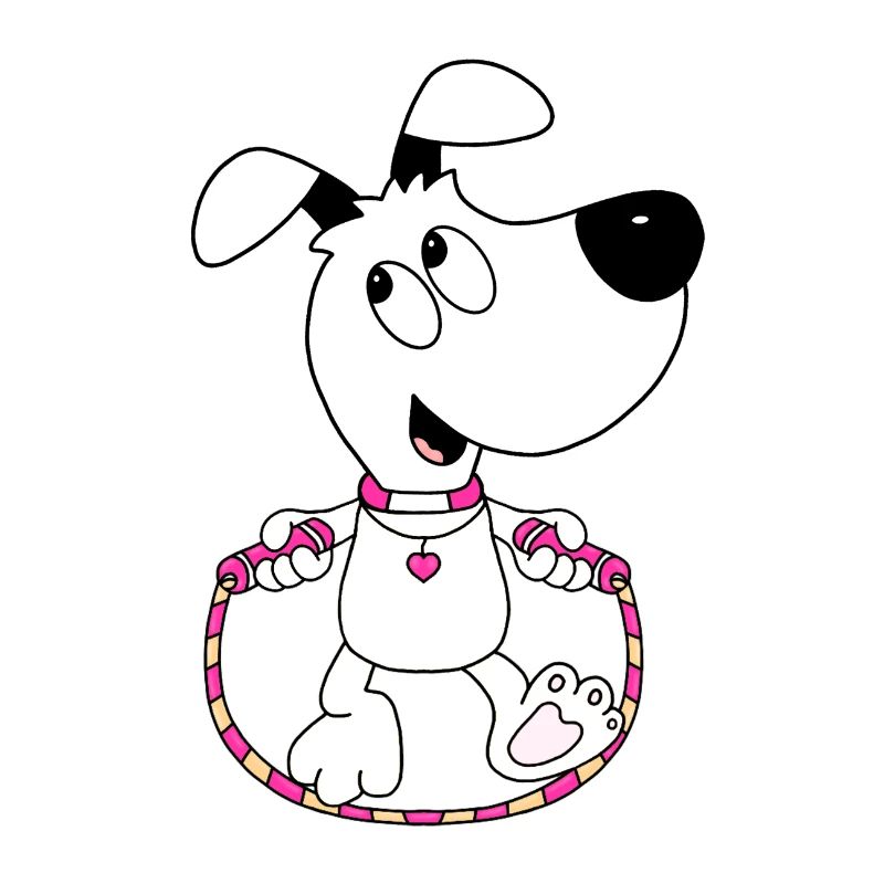 HUND - SPRINGSEIL - TIER - TIERISCH