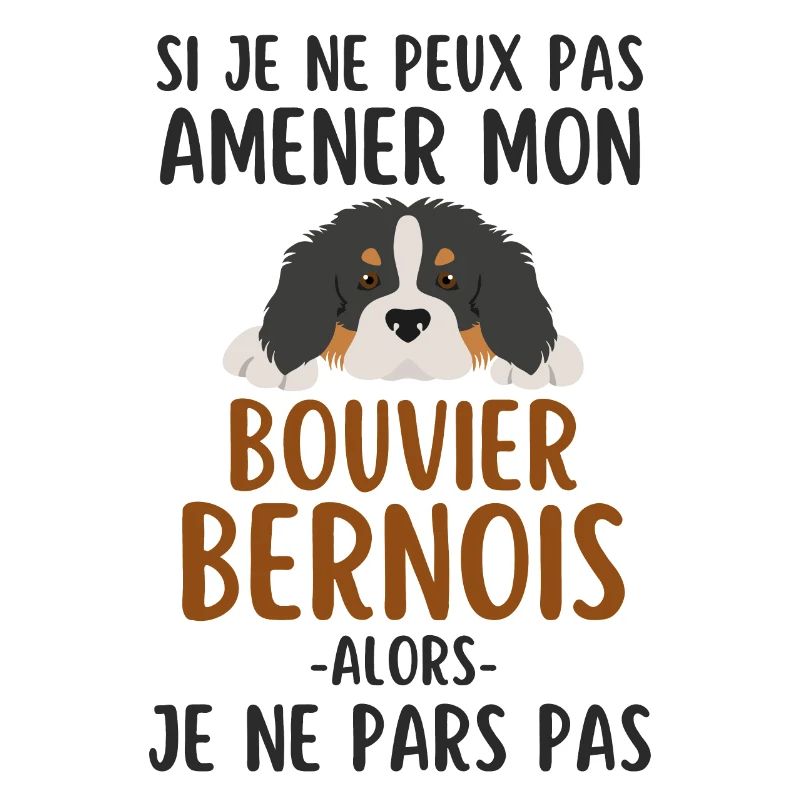 Chien de race bouvier bernois