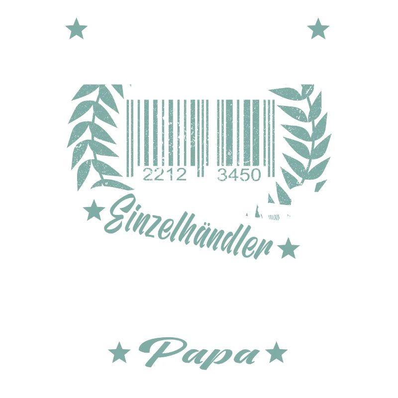 Verkäufer Vatertag Einzelhandel Einzelhändler Papa