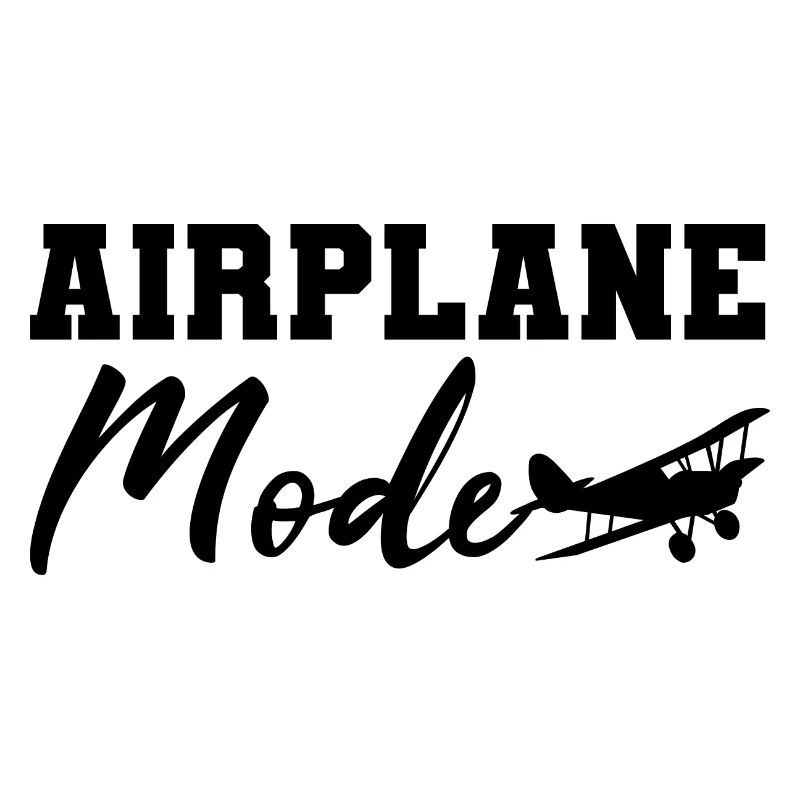 Flugzeug Pilot Fliegen Flugmodus An I Geschenk