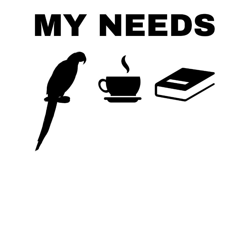 My Needs Parrot Bird Coffee Book