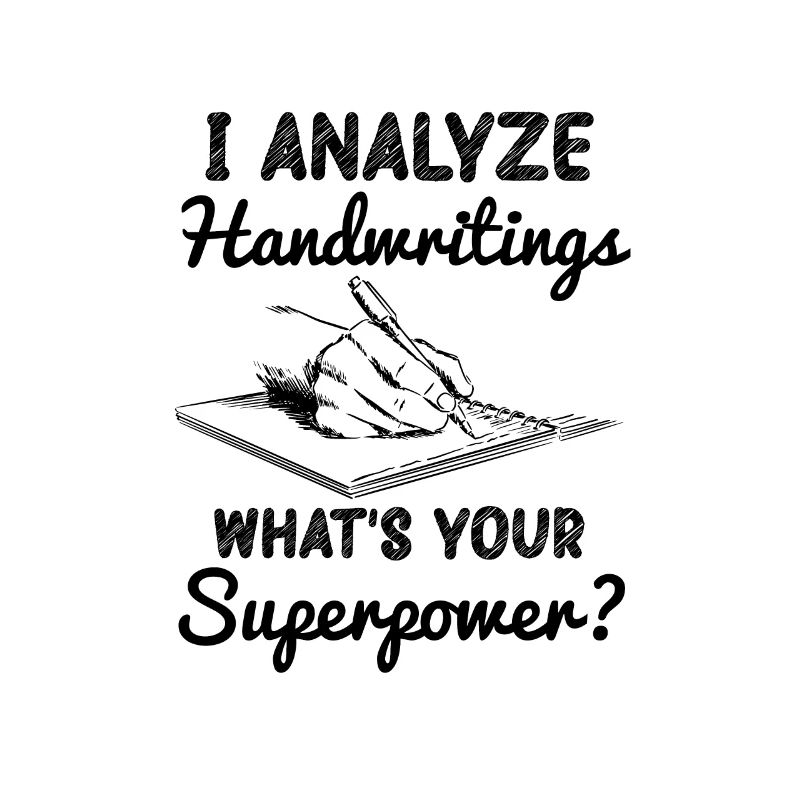 I analyze reading handwriting