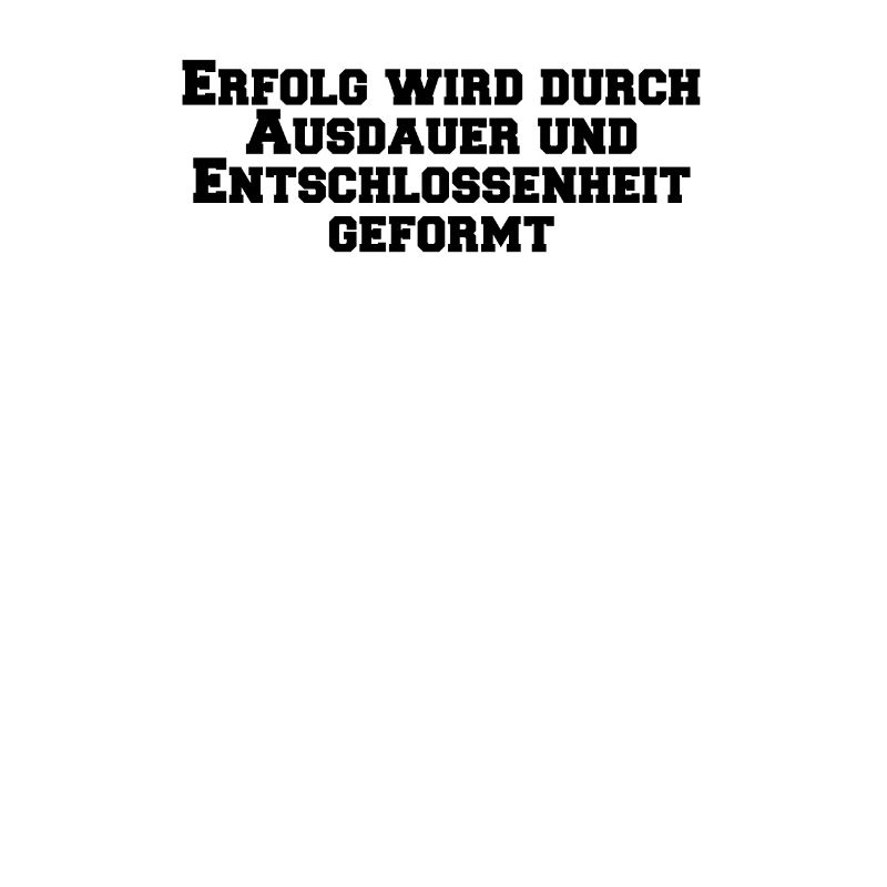 Fitness - Erfolg wird durch Ausdauer und