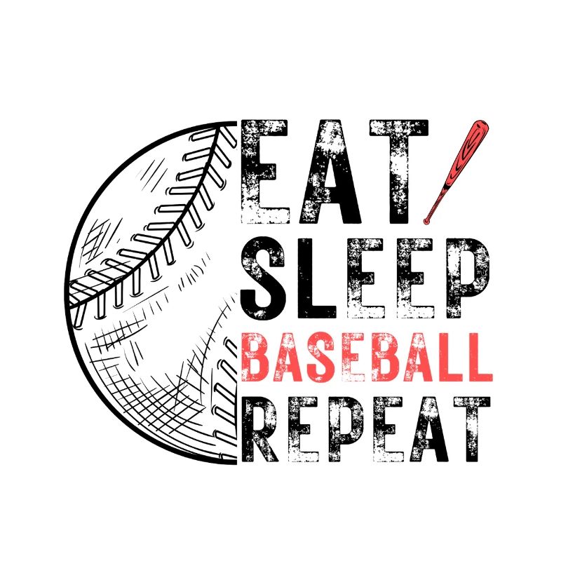 Manger dormir baseball répéter dire