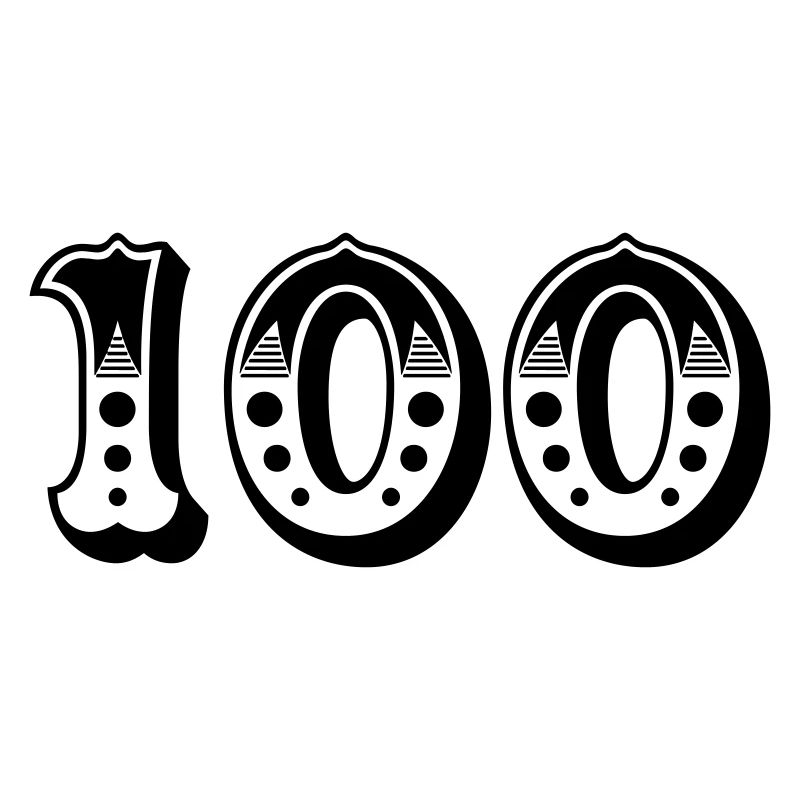 100 - Zahl - Nummer