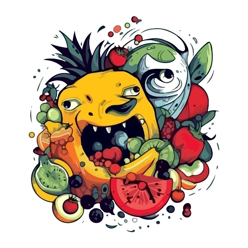 Ananas dévoreur de fruits