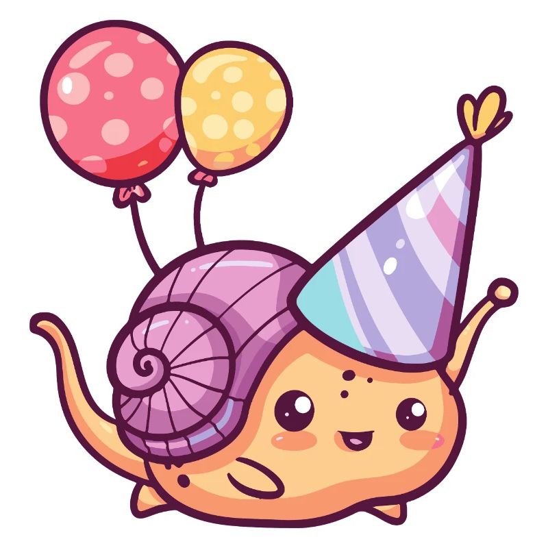 Escargot Anniversaire Bébé
