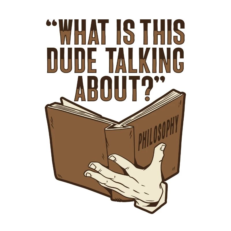 Philosophical book design for a