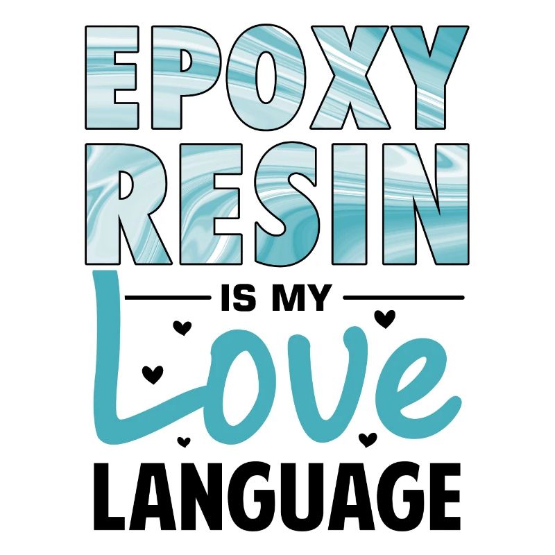 Witziger Epoxidharz Spruch