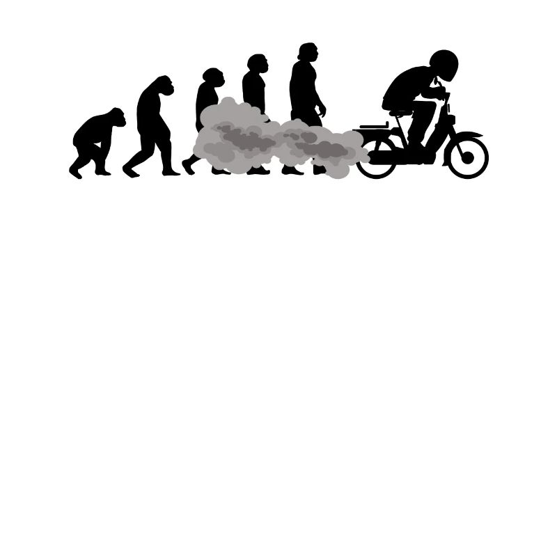 Moped scooter EVOLUTION moped moped driver moped