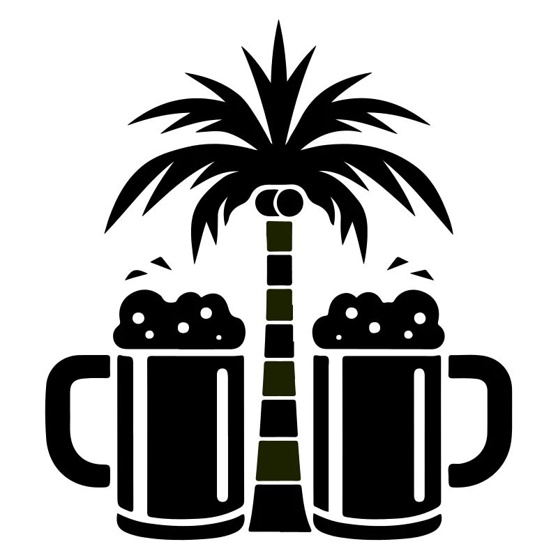 Bier Palmen Strand