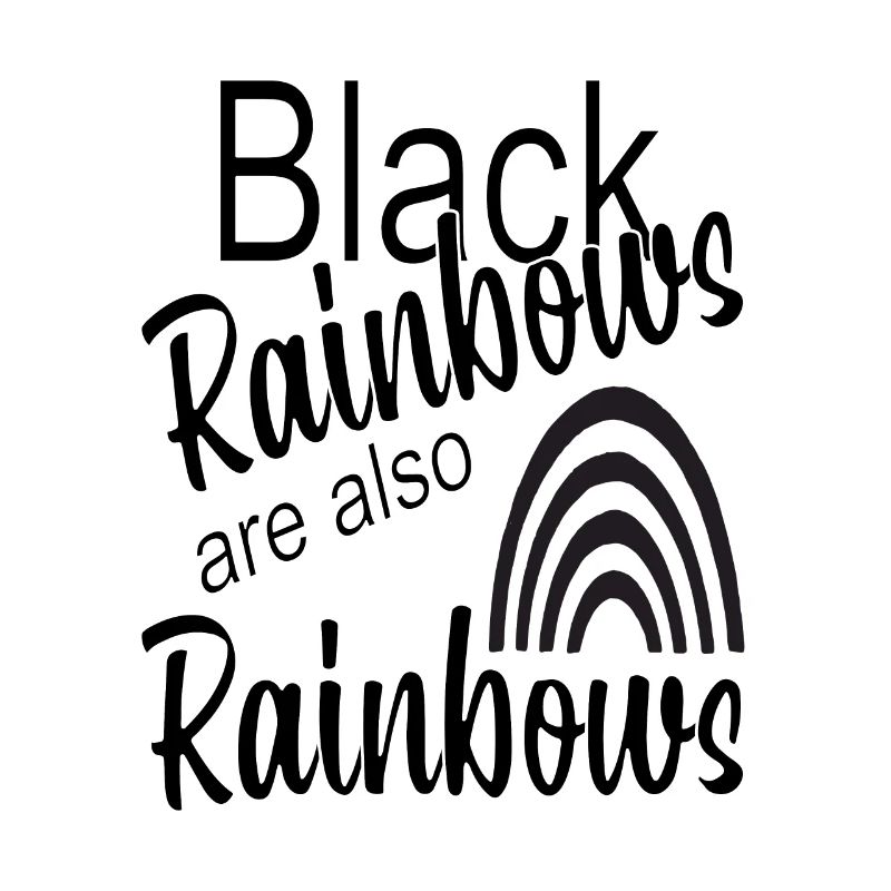 Schwarzer Regenbogen Spruch Grufti Gothic