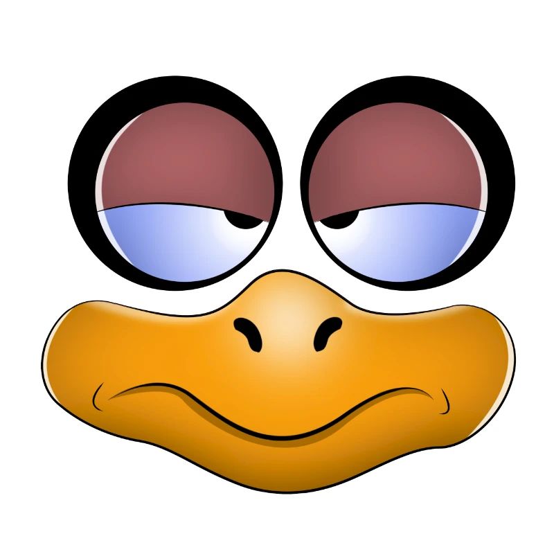 genervter Blick