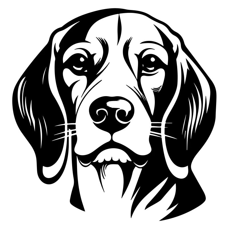 Beagle Dog Head