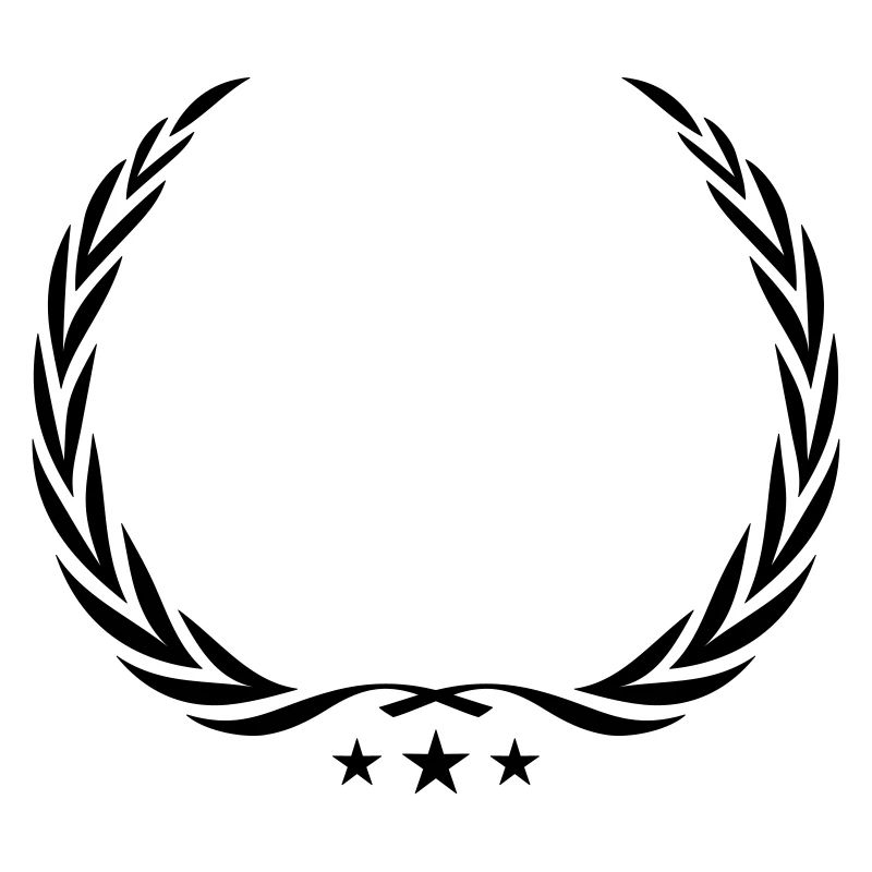couronne de laurier symbole vide