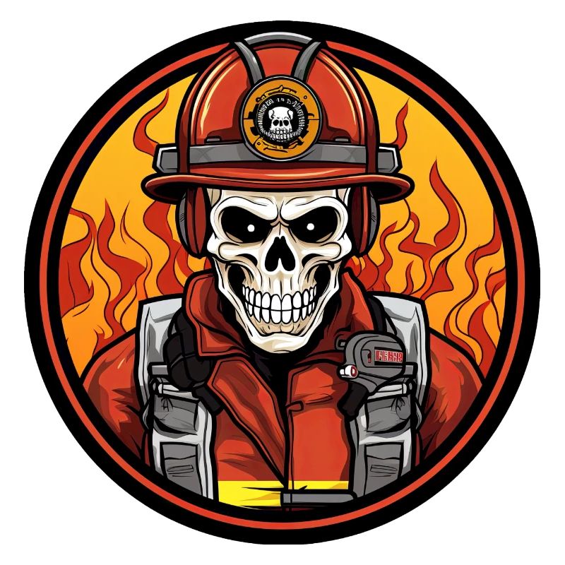 Brigade de pompiers squelette