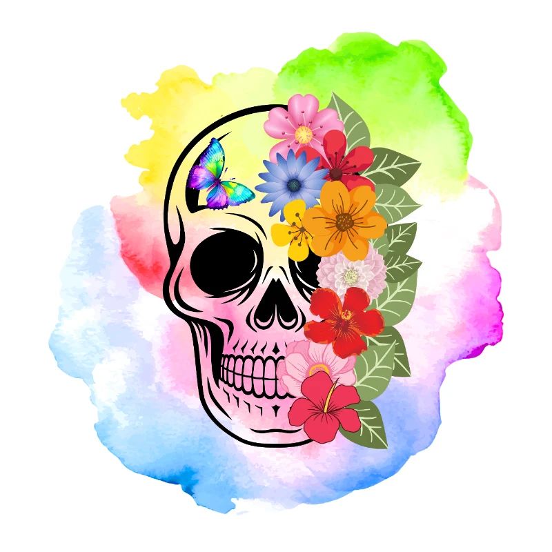 Fleurs Crâne