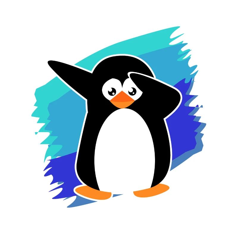Dabbing pingu cute penguin shirt