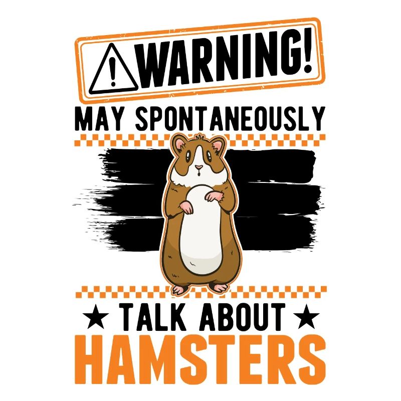 Avertissement Hamster Hamster Roue Hamster Doré