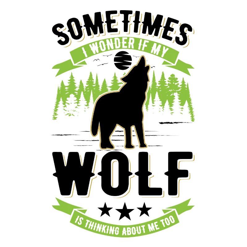 Wolf Liebhaber Geschenk Wolfsrudel