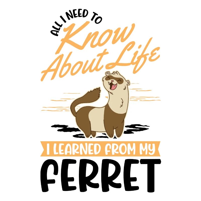 Frettchen Spruch Ferret