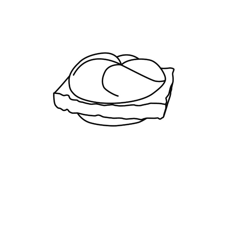 Leberkas Leberkas Bread Meat Cheese