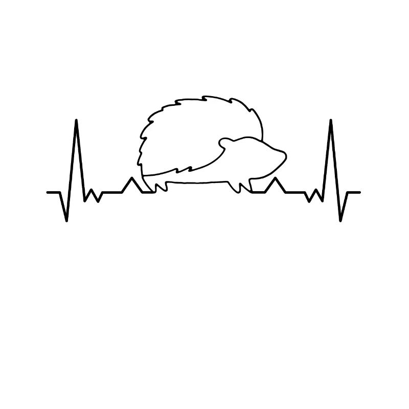 Igel Herzschlag Herbst Tier Geschenk